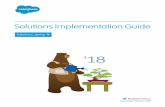 Solutions Implementation Guide - Salesforce · PDF fileSOLUTIONS OVERVIEW The Solutions tab in Salesforce helps you build a central repository of valuable information so your customer