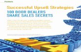 Successful Upsell Strategies - DASMA Upsell Strategies 34 Door & Access Systems ... that rip off customers,” adds Mark Northfield ... rush the sale and go after the quick buck.