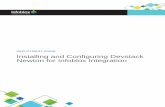 DEPLOYMENT GUIDE Installing and Configuring · PDF fileInstalling and Configuring Devstack Newton for Infoblox Integration Page 1 of 38 DEPLOYMENT GUIDE Installing and Configuring