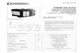 EWM-SS-DAD -  · PDF file89 460/115 ed ewm-ss-dad axis synchronization control for systems from 2 to 9 axes with profibus/can communication interface series 11 operating principle