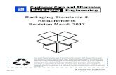 Packaging Standards & Requirements Revision March · PDF filePackaging Standards & Requirements Revision March 2017 ... • Label Brand Portfolio ... and/or penalties by Customs Authorities