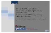 The CPA-Zicklin Index of Corporate Political ...files.politicalaccountability.net/CPA_Zicklin_Index_Archive/CPA... · Chart 2: Sector Rankings by ... The two companies that prohibit