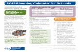2015 Planning Calendar-eng - Western Cape · PDF fileand National School Nutrition ... 2015 Planning Calendar for Schools ... Closing date for registration for NSC supplementary exams