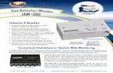 Features & Benefits - Thermo Censethermocense.com/_www/_docs/bacharach_iam_100_datasheet.pdf · Features & Benefits: Real-time continuous gas detection that’s ... The IAM-100 Gas