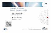 Digital Certificate Goody Bags on z/OS - Confex · PDF fileDigital Certificate Goody Bags on z/OS ... (‘ICert’) RING(IRing)) • Ring owner : Issuer of command, Cert owner : Issuer