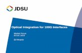 Optical Integration for 100G Interfaces - ECOC Exhibition JDS… ·  · 2017-09-21Market Focus ECOC 2013 Ed Murphy Optical Integration for 100G Interfaces