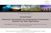 Invited Paper Advanced Technologies for Unrepeatered · PDF file · 2017-05-24Invited Paper Advanced Technologies for Unrepeatered Transmission ... Fujitsu Xtera * with coherent ...