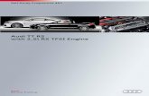Audi TT RS with 2.5l R5 TFSI Engine - VAG · PDF fileAudi TT RS with 2.5l R5 TFSI Engine ... • This Self-Study Programme teaches the basics of the design ... the first engine concept
