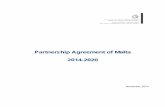 Partnership Agreement of Malta 2014-2020 - EU Fundseufunds.gov.mt/en/Information/Documents/MT PA - October 2014.pdf · Partnership Agreement of Malta 2014‐2020 ii List of Tables,