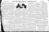 CARTERET PRES - digifind-it. · PDF fileBrown, chairman; Mrs. Philip Ilnmrr, Mrs. Sandor Lehrer, ... CARTERET PRESS for the leading ... Jiko, rf 110 0 Foresters of America,
