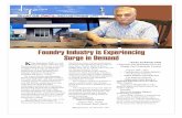 Foundry Industry is Experiencing Surge in Demandmetalworld.co.in/Newsletter/2017/nov17/face-to-face-kiran-patil.pdf · Foundry with Fully Automatic High Pressure Moulding Line with