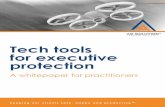 Tech tools for executive protection - AS Solution · PDF file3 Tech tools for executive protection: A whitepaper for practitioners Communication tools for corporate executive protection