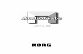 AudioGate User's Guide - Korgi.korg.com/uploads/Support/AudioGate_Users_Guide... · AudioGate is an audio file conversion application that supports 1-bit audio. ... AudioGate User’s