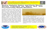 Southwest Weather Bulletin - National Weather · PDF fileSouthwest Weather Bulletin Spring-Summer 2012 Edition National Weather Service Santa Teresa-El Paso Heavy Autumn Rains and
