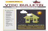 April, 2016 VTDC BULLETIN Bulletin - 4-2016.pdfVTDC BULLETIN In This Issue March ... 03/03/16 $10402 JOE LAZORE ROB MORGAN ... Noah Webster copyrighted the first edition of his dictionary