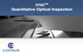 DTEK Quantitative Optical Inspection - ERAI Optical Inspection.pdf• Program Manager: Leonard Nelson ... Assembly and Test ... Section 2: Quantitative Optical Inspection - Introduction