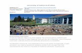 University of California Profiles - Evergreen Valley · PDF fileUniversity of California Profiles ... UC San Diego is a student­centered, research­focused, service ... Located along