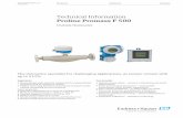 Proline Promass F 500 - Endress+Hauser Portal Promass F 500 Endress+Hauser 3 Ordering information 113 Application packages 113 Diagnostics functions 113 Heartbeat Technology 113 Concentration
