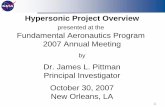presented at the Fundamental Aeronautics Program 2007 ... · PDF fileC/SiC Ruddervator Test and Analysis. X-37 C/SiC Ruddervator Subcomponent Test Article ... Phoenix Missile. October