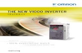 THE NEW V1000 INVERTER - OMRON -  · PDF fileTHE NEW V1000 INVERTER 10x100=1 ... Omron-Yaskawa V1000 ... Extansion Cable USB Cable 24Vdc Control Board Power Supply