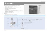 I68E-EN-03+V1000+Datasheet - Farnell · PDF fileUSB Cable 24VDC Control Board Power Supply Communication Option Board Braking Resistor ... V1000 + Option board (Communication and 24