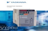 INvERTER SERIES V1000 - YASKAWAyaskawa.co.il/wp-content/uploads/2016/02/V1000.pdf2 YASKAWA V1000 Experience & Innovation For almost 100 years YASKAWA has been manufacturing and supplying