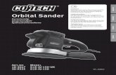 Orbital Sander - Clas Ohlsonimages.clasohlson.com/medias/sys_master/9542673858590.pdf · A forgotten service tool on a rotating part of the electric tool may result in ... using only