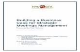 Building a Business Case for Strategic Meetings Management ... · PDF fileBuilding a Business Case for Strategic Meetings Management ... 1000 companies on expense management categories