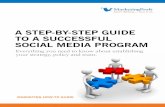 A Step-By-Step Guide to a Successful Social Media Programjvileta/MProfs_Social_Media_Program_Guide.pdf · TO A SUCCESSFUL SOCIAL MEDIA PROGRAM ... For those managers seeking assurance