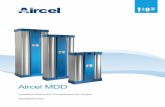 Aircel MDD - · PDF fileAircel Aircel MDD The Company Aircel is one of the leading manufacturers ... energy management system which operates in conjunction with dedicated compressors