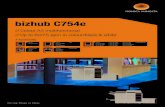 bizhub C754e - KONICA MINOLTA Bulgaria · PDF file– Local/Network – USB Faxing – Super ... DATASHEET bizhub C754e ... Konica Minolta Business Solutions Europe GmbH Europaallee