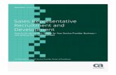 Sales Representative Recruitment and  · PDF fileExecutive Summary 3 | WHITE PAPER: SALES REPRESENTATIVE RECRUITMENT AND DEVELOPMENT ca.com Challenge The degree to which