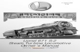 Lionel 671 S-2 Steam Turbine Locomotive Owner’s Manual · PDF fileLionel 671 S-2 Steam Turbine Locomotive Owner’s Manual 71-8057-250 9/98 ... Running your Lionel S-2 with a Lionel
