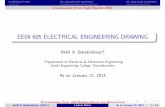 EE09 605 ELECTRICAL ENGINEERING DRAWING · PDF fileee09 605 electrical engineering drawing akhil a. balakrishnan 1 ... introduction dc armature winding ac machine winding elements