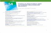J. Stuart Melvin and Madhav A. Karunakar - Wolters Kluwer 54 3 Patella Fractures and Extensor Mechanism Injuries or distal pole of the patella. Small proximal or distal avulsion-type
