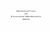 National List of Essential Medicines, India, 2015 - WHOapps.who.int/medicinedocs/documents/s23088en/s23088en.pdf · National List of Essential Medicines (NLEM) 2015 Page 4 of 117