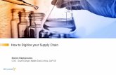 How to Digitize your Supply  · PDF fileHow to Digitize your Supply Chain ... • Asian Paints, ... Success Factors A lot of energy and momentum in the