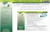 The GARDENGOER - LSU AgCenter/media/system/d/c/b/9... · THE GARDENGOER THE NEWSLETTER OF ... fish and you feed him for a day but teach the man to fish you feed his family for a life
