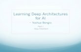 Learning Deep Architectures for AI - Mathematical Sciencesmath.gmu.edu/seminars/NDA/NDAmar3.pdf · single scalar quantity. ... that the input vector is a positive example of the target