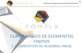 CURSO BÁSICO DE ELEMENTOS FINITOS - COMPLX | · PDF file · 2016-01-16Introducción al Método de Elementos Finitos (MEF) 1.Definición ... seleccionar la liga “Download Scilab