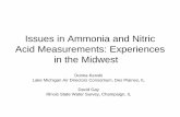 Issues in Ammonia and Nitric Acid Measurements ... in Ammonia and Nitric Acid Measurements: Experiences in the Midwest Donna Kenski Lake Michigan Air Directors Consortium, Des Plaines,