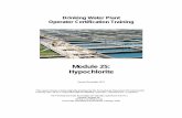 Module 25: Hypochlorite - files.dep.state.pa.us - /files.dep.state.pa.us/water/BSDW/OperatorCertification/Training... · Module 25: Hypochlorite . ... 125 pounds per 1000 gallons