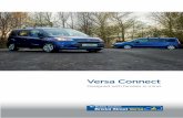 Versa Connect · PDF file• ‘Quickclear’ heated windscreen and washer jets ... occupants in a safe manner and with the minimum of effort Punctures are inconvenient, costly