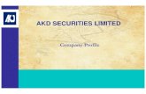 AKD SECURITIES LIMITED - Muhammad Farid Alam, Securities Limited - 2 AKD Group AKD Securities Limited Investment Banking Securities Brokerage Financial Services Real Estate Development