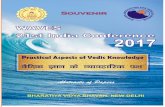 Wider Association for Vedic Studies (WAVES)waves-india.com/resource/souvenir/WAVES_Souvenir_2017.pdf · 1 Wider Association for Vedic Studies (WAVES) (A Multidisciplinary Academic