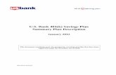U.S. Bank 401(k) Savings Plan Summary Plan Description · PDF fileU.S. Bank 401(k) Savings Plan . Summary Plan Description . January 2012 . This document constitutes part of a prospectus