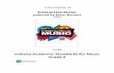 Indiana Academic Standards for Music Grade 8 Music... · A Correlation of Interactive Music powered by Silver Burdett™ ©2016, Grade 8 to the Indiana Academic Standards for Music