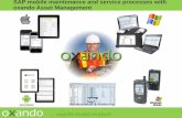 SAP mobile maintenance and service processes with · PDF file · 2014-12-23SAP mobile maintenance and service processes with oxando Asset Management Stand: ... Oxando is a SAP software