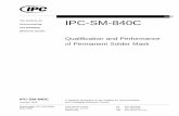 IPC-SM-840C - ETAG Co199601L).pdf · Developed by the IPC-SM-840C Task Group of the Cleaning and Coating Committee of the Institute for Interconnecting and Packaging Electronic Circuits