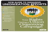 Rights Union Organizing Campaign - National - · PDF filethe NFIB Guide to Labor Relations: Your Rights During a Union Organizing Campaign, where you’ll discover information on what